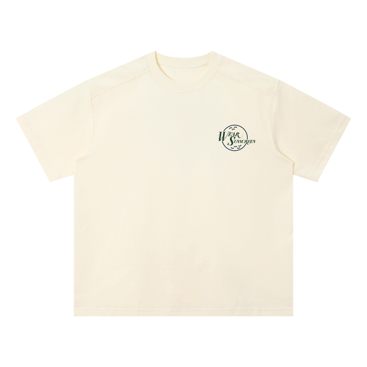 golf responsibly tee w/ upf 40 protection - ivory