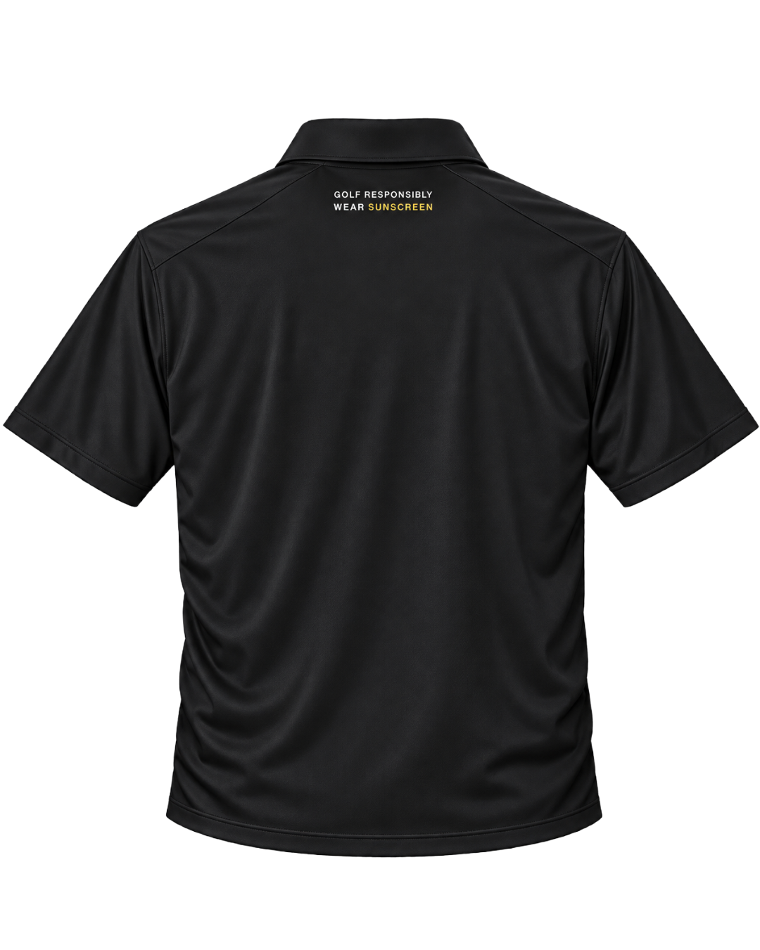 upf wear sunscreen polo black