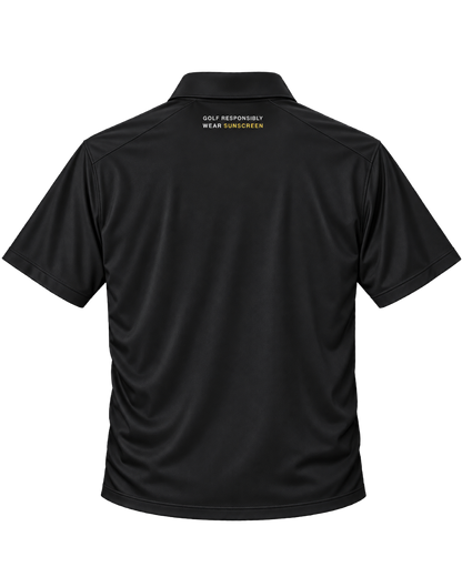 upf wear sunscreen polo black